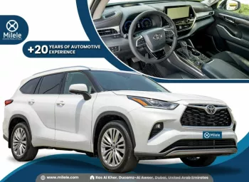 TOYOTA HIGHLANDER PLATINUM 2.4L PETROL AWD AT MY2023 – WHITE