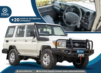 RHD - TOYOTA LAND CRUISER LC76 4.2L DIESEL MT MY2022 – WHITE