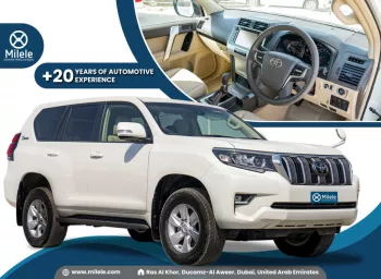 RHD - TOYOTA PRADO TXL 2.8L DIESEL AT TIRE UNDER MY2022 – WHITE