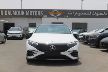 Mercedes-Benz EQS 450+ Electric Car 2022 Model Year White Color 