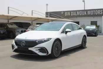 Mercedes-Benz EQS 450+ Electric Car 2022 Model Year White Color 