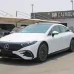 Mercedes-Benz EQS 450+ Electric Car 2022 Model Year White Color  - Thumbnail 3