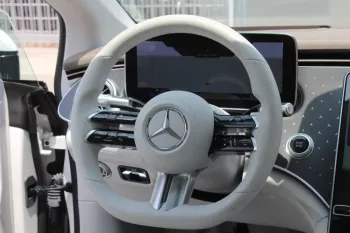 Mercedes-Benz EQS 450+ Electric Car 2022 Model Year White Color 