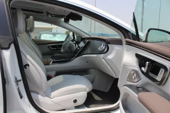 Mercedes-Benz EQS 450+ Electric Car 2022 Model Year White Color 