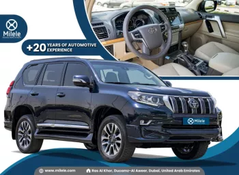 TOYOTA PRADO VXR 4.0L PETROL AT TIRE BACK MY2023 – DARK BLUE