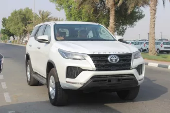 TOYOTA FORTUNER 2.4L DIESEL 4WD 2023 MODEL YEAR WHITE COLOR
