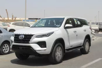 TOYOTA FORTUNER 2.7L PETROL RWD 2023 MODEL YEAR WHITE COLOR