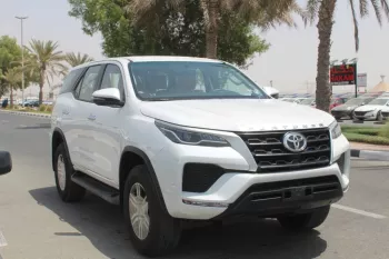 TOYOTA FORTUNER 2.7L PETROL RWD 2023 MODEL YEAR WHITE COLOR