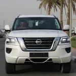 2023 NISSAN PATROL LE 5.6L V8 WHITE COLOR EXTERIOR TAN INTERIOR - Thumbnail 1