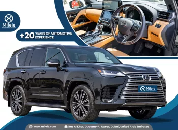 (RHD) LEXUS LX500D F-SPORT 3.3L DIESEL AT MY2023 – BLACK