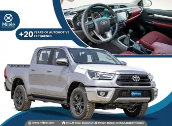 TOYOTA HILUX DC 2.7L PETROL MT 4X4 P.WINDOW MY2023 – SILVER