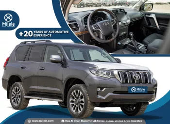 TOYOTA PRADO VX 4.0L PETROL AT TIRE UNDER MY2023 – GREY