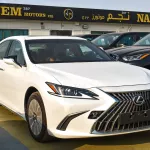 Lexus ES300h Hybrid 2023 White Color - Thumbnail 1