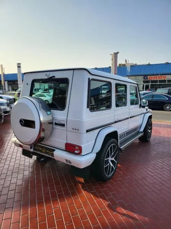 Mercedes Benz G63 G CLASS AMG 2016 EDITION GCC WHITE COLOR
