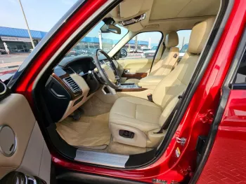 2016 Land Rover Range Rover Vogue 5.0L V8 GCC RED COLOR