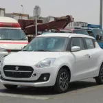 SUZUKI SWIFT 1.2L PETROL WITH DVD 2023 WHITE FWD - Thumbnail 1