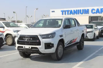 TOYOTA HILUX GR SPORT 4.0L PETROL 4WD 2023 WHITE INSIDE BLACK