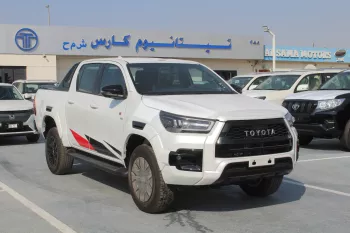TOYOTA HILUX GR SPORT 4.0L PETROL 4WD 2023 WHITE INSIDE BLACK