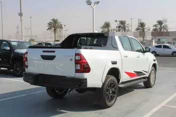 TOYOTA HILUX GR SPORT 4.0L PETROL 4WD 2023 WHITE INSIDE BLACK
