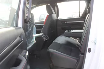 TOYOTA HILUX GR SPORT 4.0L PETROL 4WD 2023 WHITE INSIDE BLACK