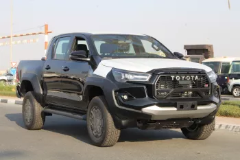 LHD - TOYOTA HILUX 125 4.0L V6 PETROL DOUBLE CAB 4X4 GR 2024 BLACK