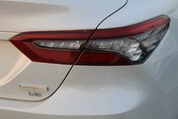 Toyota Camry Limited 3.5L petrol V6 fwd 2023 white inside beige
