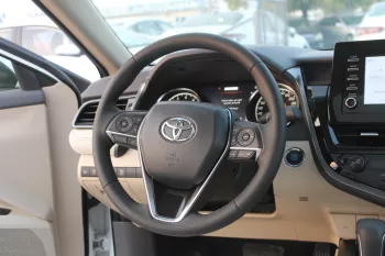 Toyota Camry Limited 3.5L petrol V6 fwd 2023 white inside beige