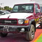 Toyota Land Cruiser PICKUP SINGLE CAP 4.0L PETROL 4WD 2023 RED - Thumbnail 2