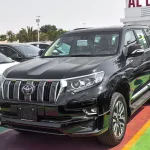 TOYOTA PRADO VXR 4.0L PETROL 4WD 2023 MODEL YEAR BLACK - Thumbnail 2