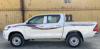 Toyota Hilux Diesel 2.4L M/T 4WD 2023 Model White Color