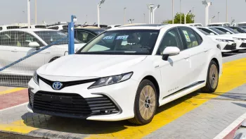 Toyota Camry GLE 2.5L Hybrid 2024 Model Year White Color