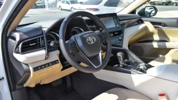 Toyota Camry GLE 2.5L Hybrid 2024 Model Year White Color