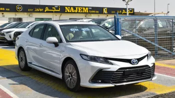 Toyota Camry GLE 2.5L Hybrid 2024 Model Year White Color
