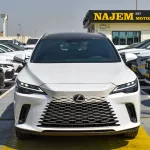 Lexus RX 350h Hybrid V4 AWD 2023 White Color - Thumbnail 2