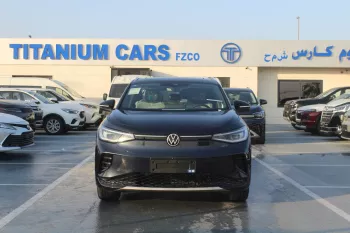 VOLKSWAGEN ID4 CROZZ PRO ELECTRIC CAR MODEL YEAR 2024 BLUE