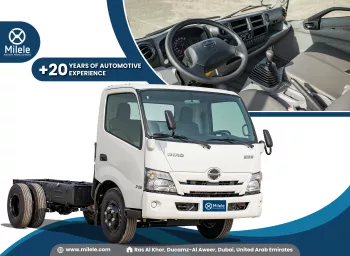 2024 HINO 300 3711 SC CHASIS 4.0L DIESEL MT – WHITE