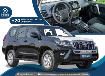 2023 TOYOTA PRADO TXL 4.0L PETROL AT TIRE DOWN – BLACK
