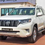 Toyota Prado Txl 2.7L Petrol 2023 Model Year White Beige - Thumbnail 3