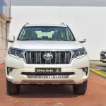 Toyota Prado Txl 2.7L Petrol 2023 Model Year White Beige - Thumbnail 2