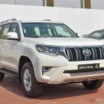 Toyota Prado Txl 2.7L Petrol 2023 Model Year White Beige - Thumbnail 1