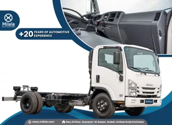 2023 ISUZU NPR85H CHASSIS 3.0L DIESEL MT MY2023 – WHITE