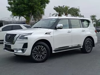 Nissan Patrol PLATINUM FULL OPTION 5.7L V8 4WD WHITE COLOR 2023