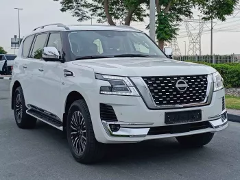Nissan Patrol PLATINUM FULL OPTION 5.7L V8 4WD WHITE COLOR 2023