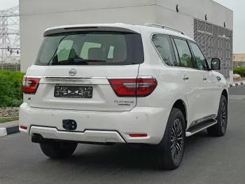 Nissan Patrol PLATINUM FULL OPTION 5.7L V8 4WD WHITE COLOR 2023