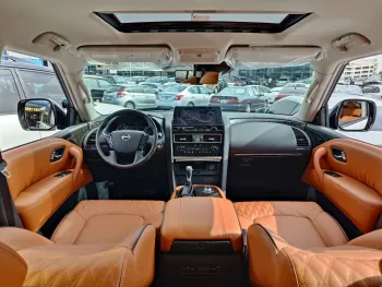 Nissan Patrol PLATINUM FULL OPTION 5.7L V8 4WD WHITE COLOR 2023