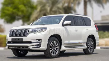 2023 TOYOTA PRADO VXR 4.0L PETROL AT TIRE BACK MY2023 – PEARL WHITE