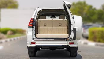 2023 TOYOTA PRADO VXR 4.0L PETROL AT TIRE BACK MY2023 – PEARL WHITE
