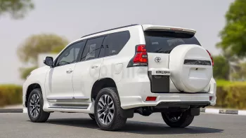 2023 TOYOTA PRADO VXR 4.0L PETROL AT TIRE BACK MY2023 – PEARL WHITE