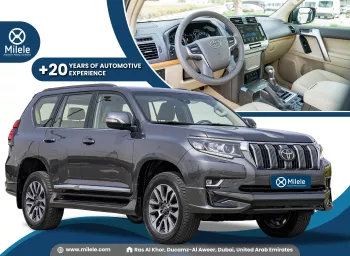 TOYOTA PRADO VXR 4.0L PETROL AT TIRE BACK 2023 MODEL YEAR– GREY