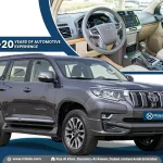 TOYOTA PRADO VXR 4.0L PETROL AT TIRE BACK 2023 MODEL YEAR– GREY - Thumbnail 1